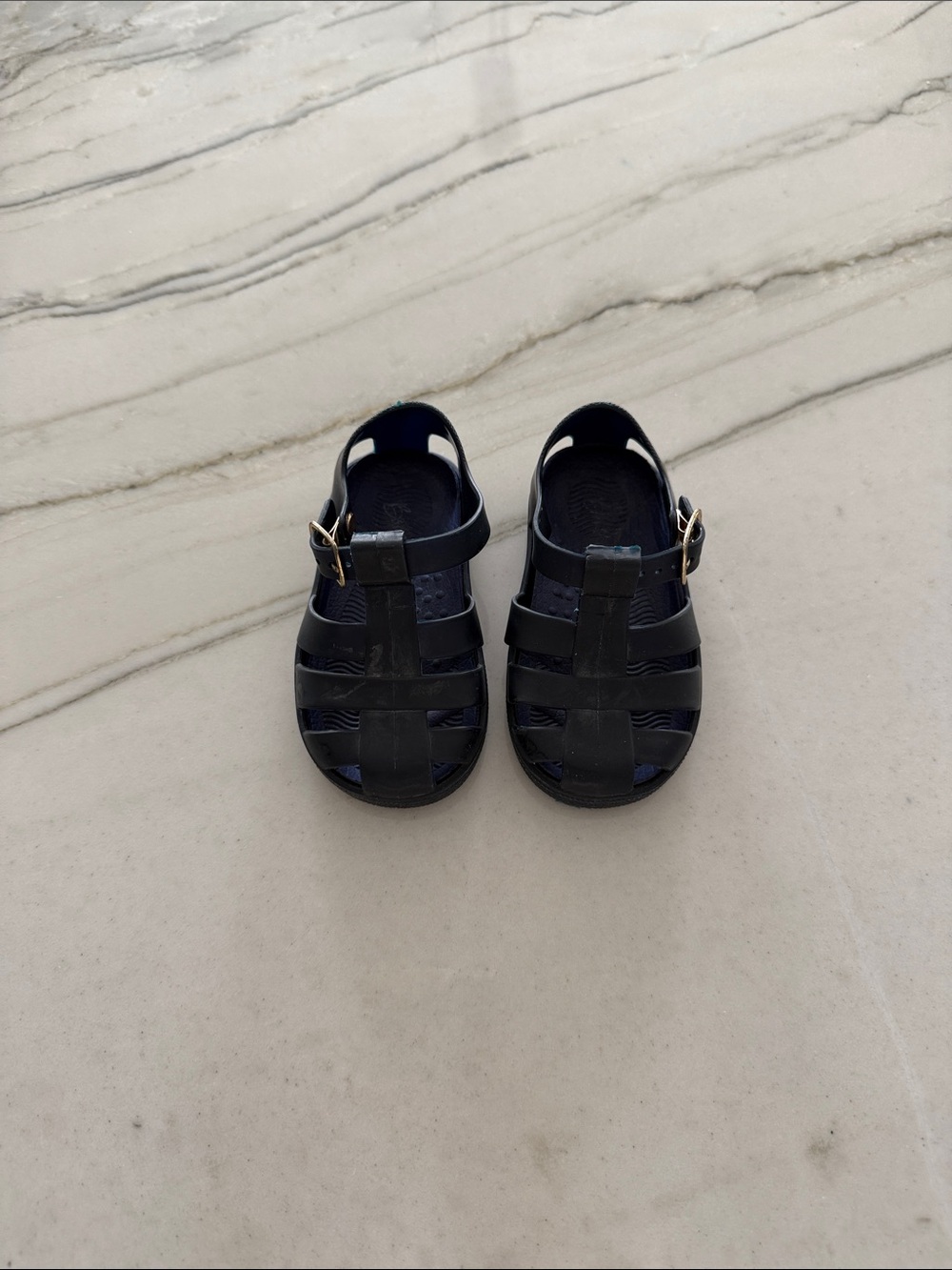 Baby/Toddler Navy Fisherman Sandals